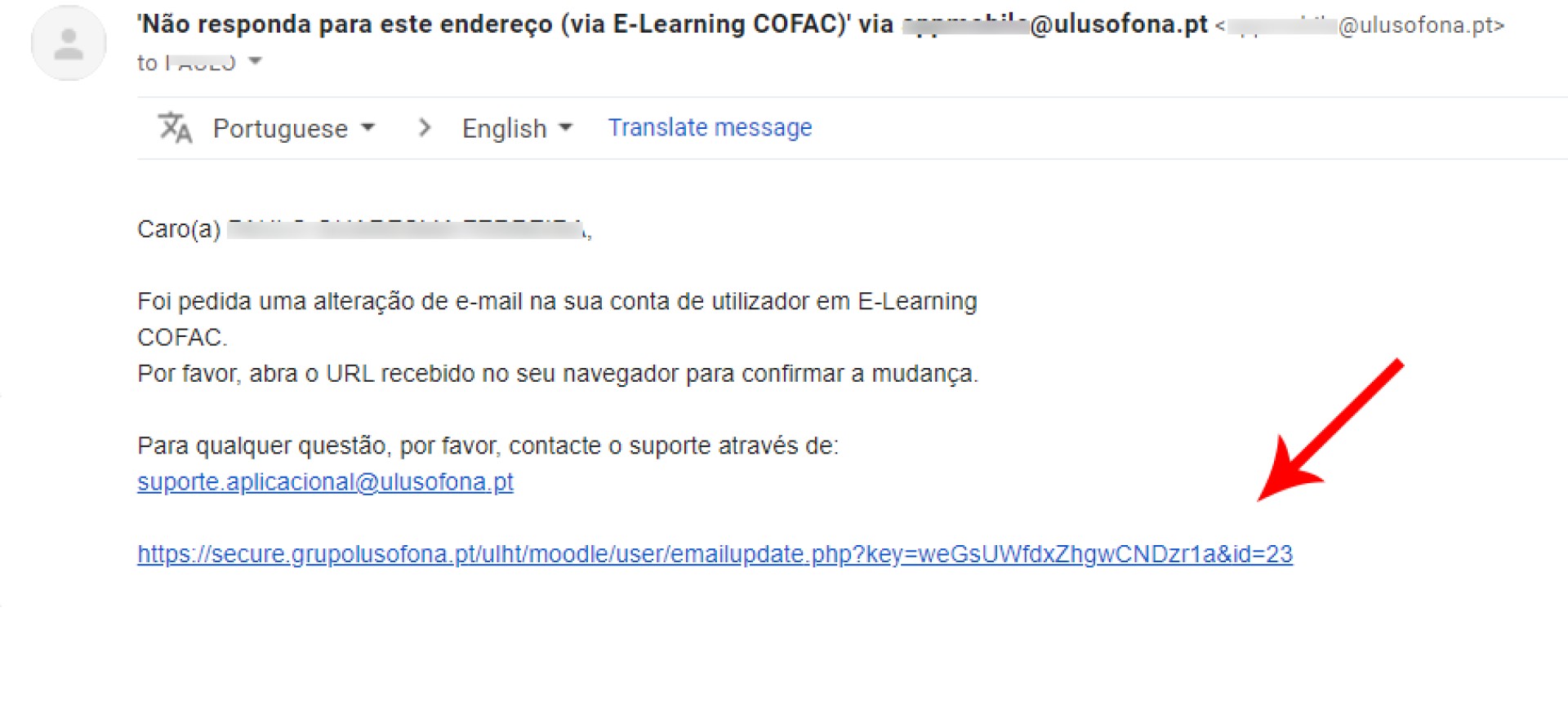 alterar email perfil moodle 7 1920